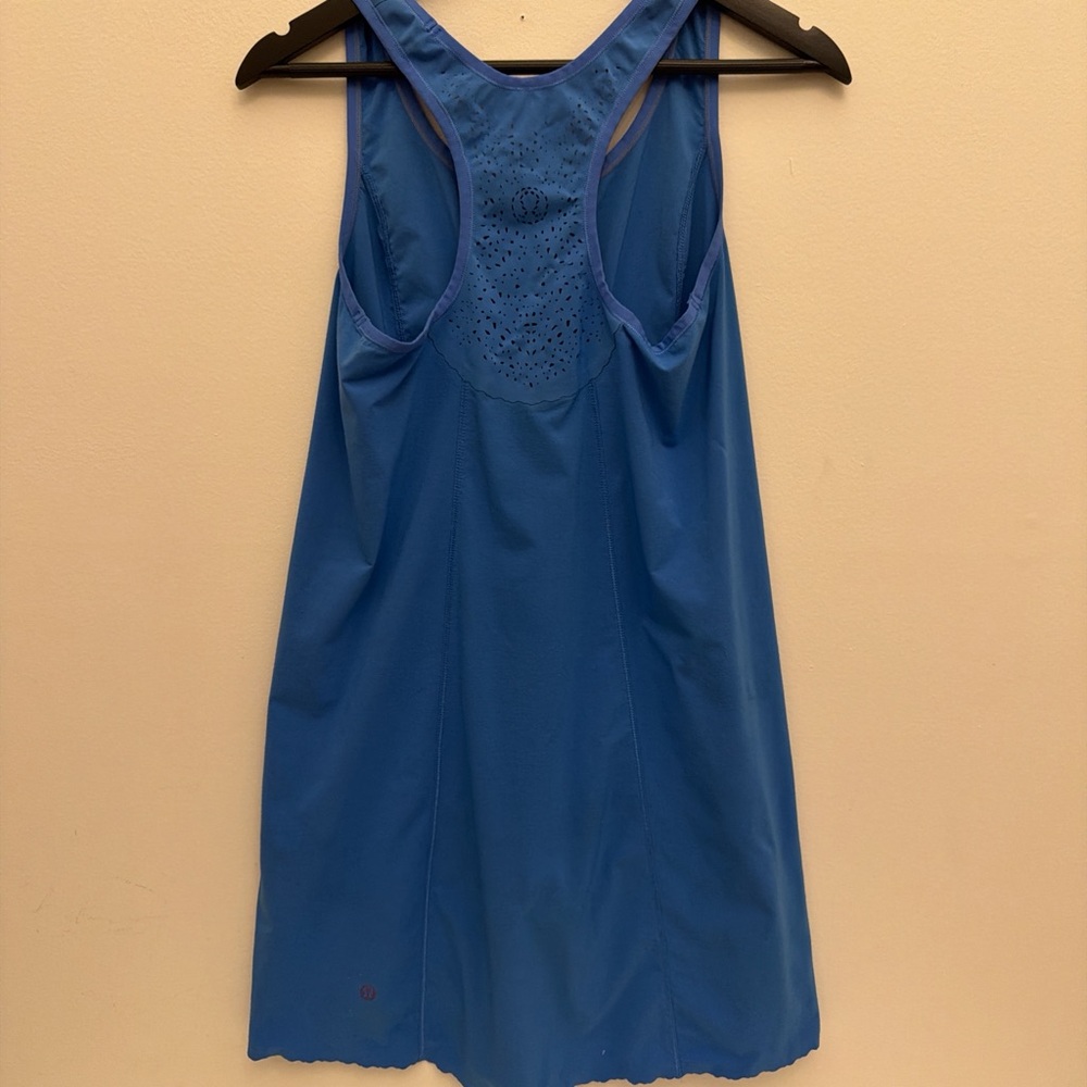 lululemon athletica Perforated Racerback Active Tank — Blue